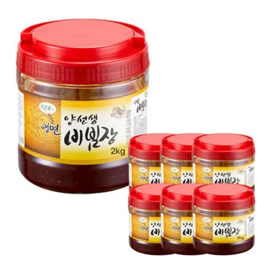 맛찬들 양선생 비빔장 2kg 1박스 6개입 이미지