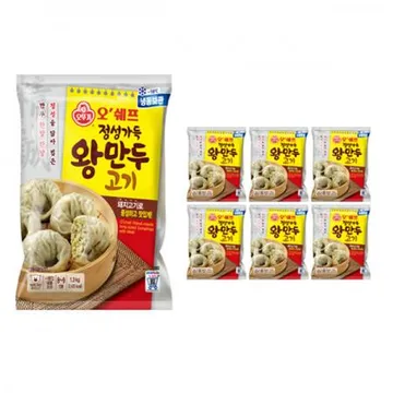 오뚜기 오쉐프 고기왕만두 1.3kg 1박스(6개)