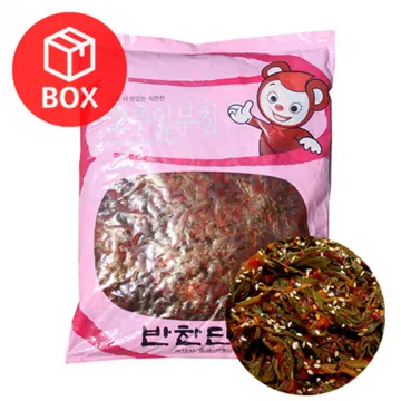 반찬단지 고추잎무침 4kg 1박스 4개입