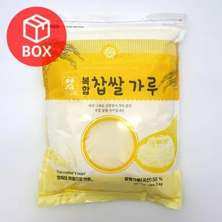 소연식품 토끼표 복합찹쌀가루 55% 3kg 1박스 4개입