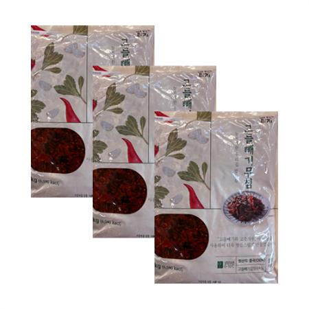 반찬단지 고들빼기 4kg 1박스 3개