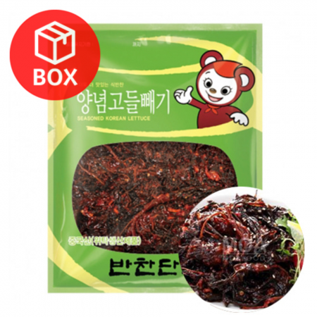 반찬단지 고들빼기 4kg 1박스 4개입