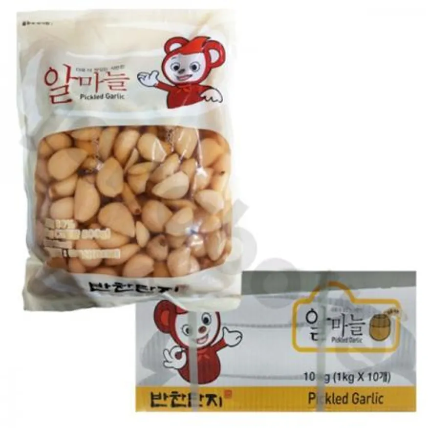 반찬단지 알마늘절임 1kg 1박스 10개 이미지