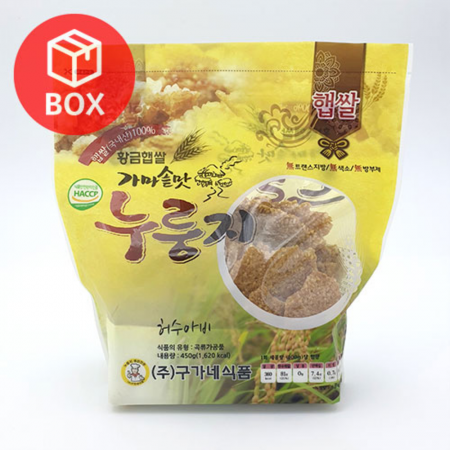 구가네 황금햅쌀 가마솥맛 골드 누룽지 450g (10개입)