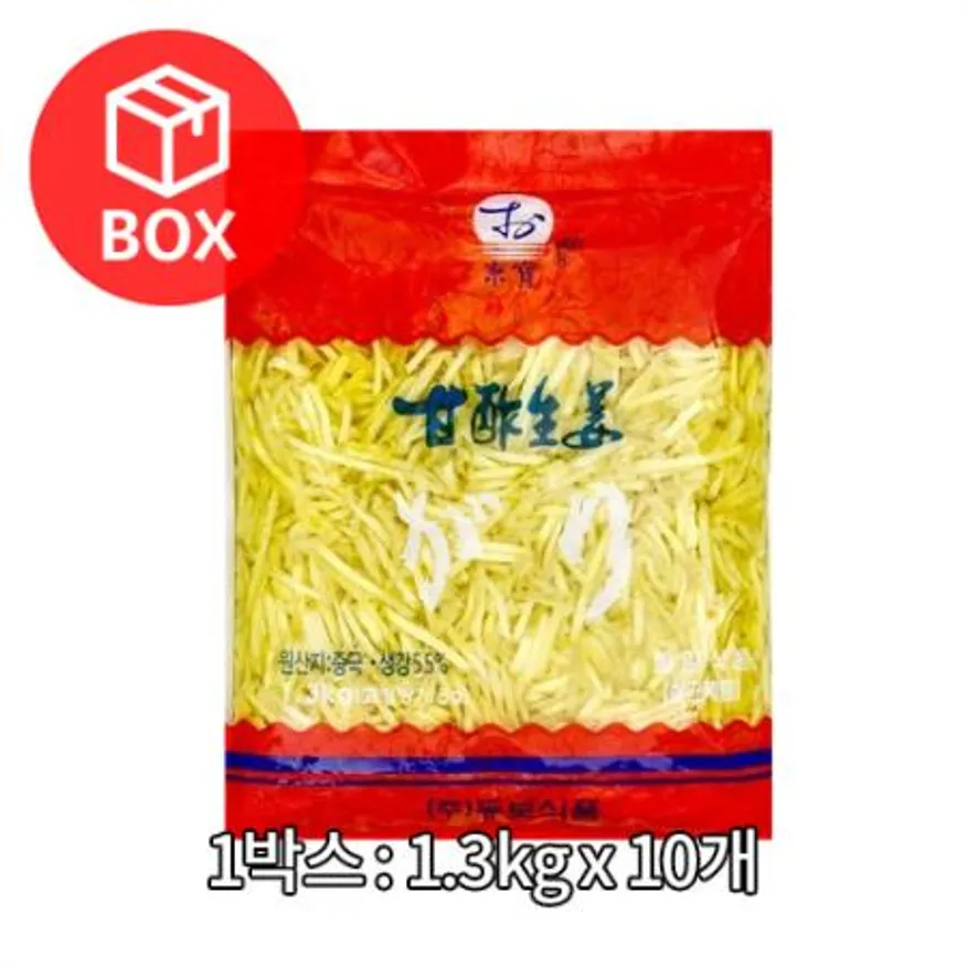 동보식품 생강채 1.3kg 1박스 10개입 이미지