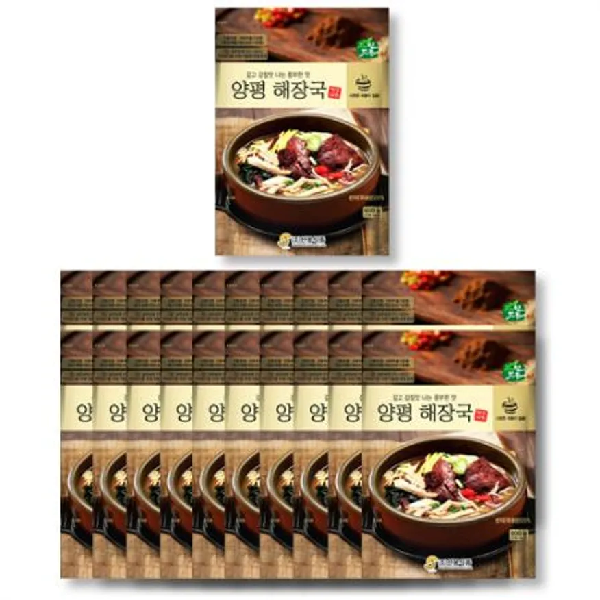 선봉식품 자연깃든 양평해장국 600g 20팩 세트 이미지