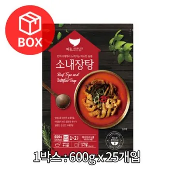 선미 따숨 소내장탕(실온) 600g 1박스 25개입