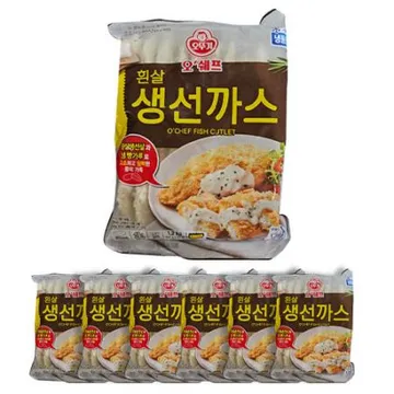 오뚜기 오쉐프 흰살생선까스 1.2kg 1박스 6개입