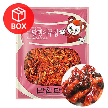 반찬단지 무말랭이무침 4kg 1박스 4개입