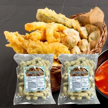 씨밀레 드림애 통살오징어튀김 1kg+1kg 세트