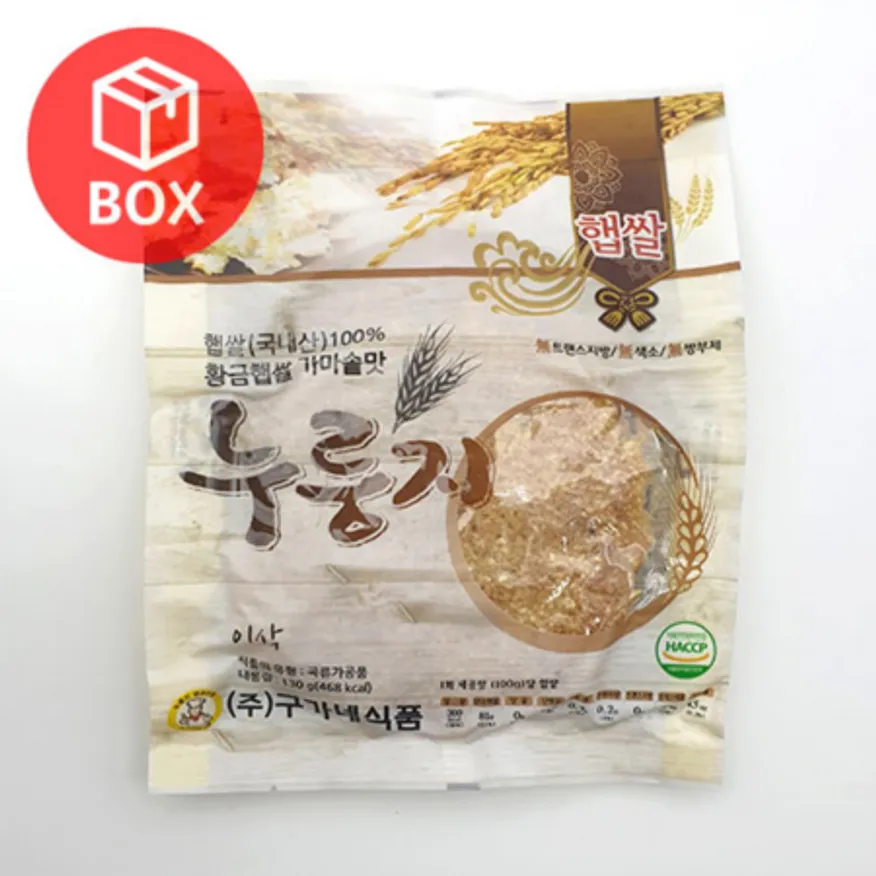 구가네 황금햅쌀 가마솥맛 누룽지 원형 130g (15개입) 이미지