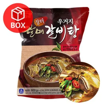 옥천식품 장터할매 우거지갈비탕 600g 1박스 25개입