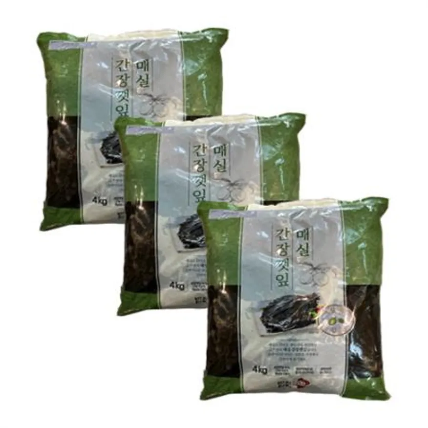 반찬단지 매실간장깻잎 4kg 1박스 3개 이미지