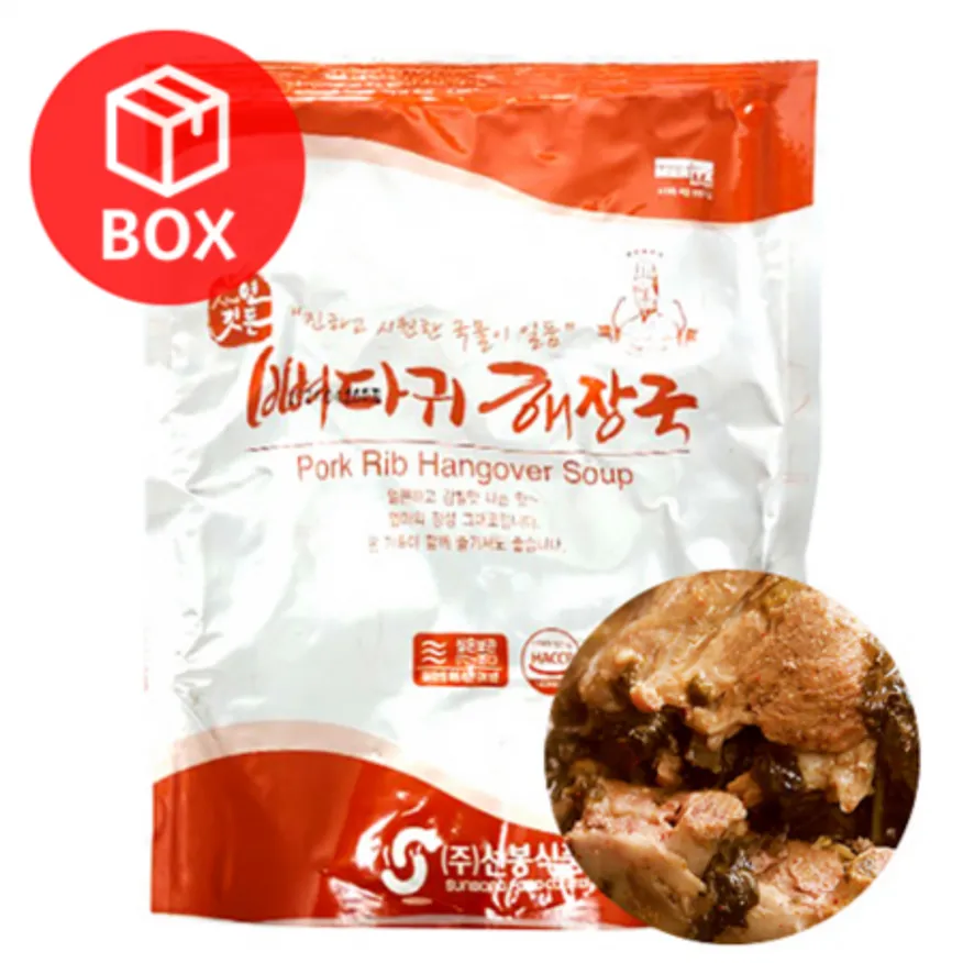 선봉식품 자연깃든 뼈다귀해장국 900g 1박스 15개입 이미지