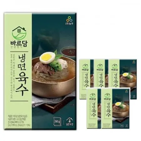 바르담 냉면육수(실온보관) 350g 5팩 세트