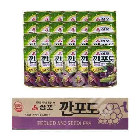 삼포 깐포도 400g 1박스 24개