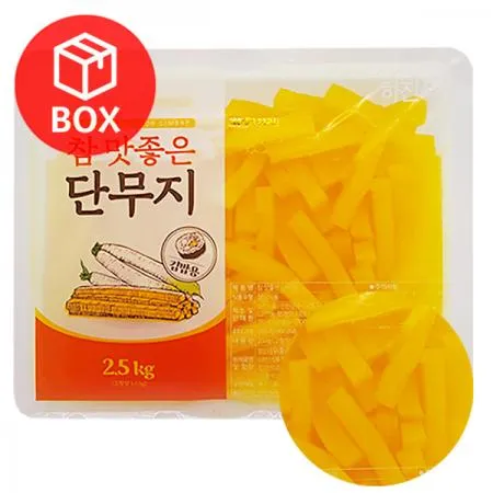 하진 참맛좋은 경양식단무지 2.5kg 1박스 4개입