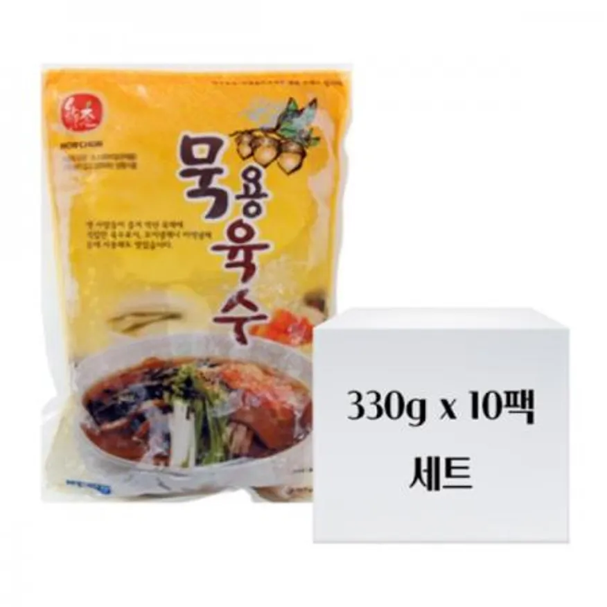 교동 하우촌 묵용육수 330g 10팩 세트 이미지