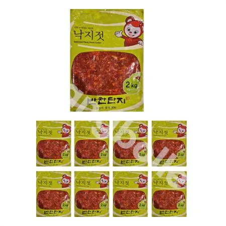 반찬단지 낙지젓 2kg 1박스 8개입