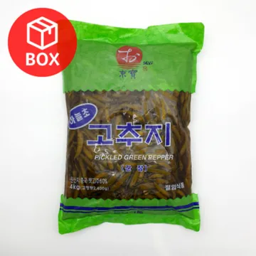 동보식품 하늘초 간장고추지 4kg 1박스 4개입