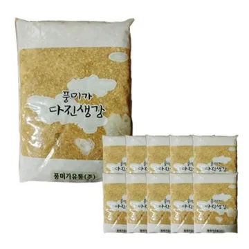 풍미가 냉동 다진생강 1kg 1박스 10개