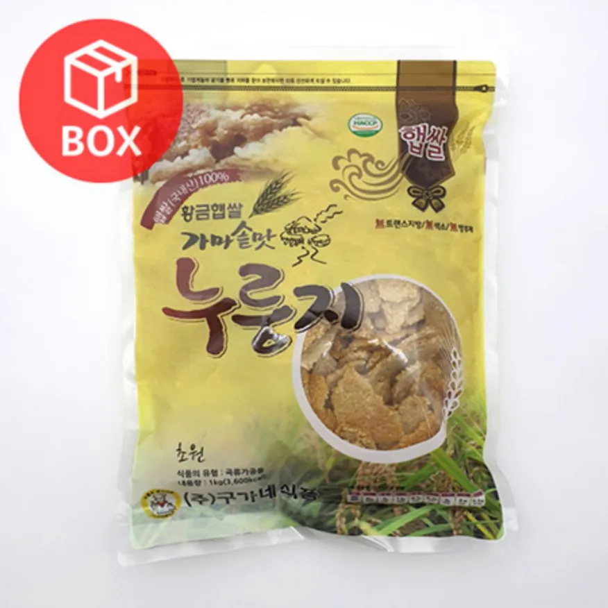 구가네 황금햅쌀 가마솥맛 누룽지 파지 1kg (10개입) 이미지
