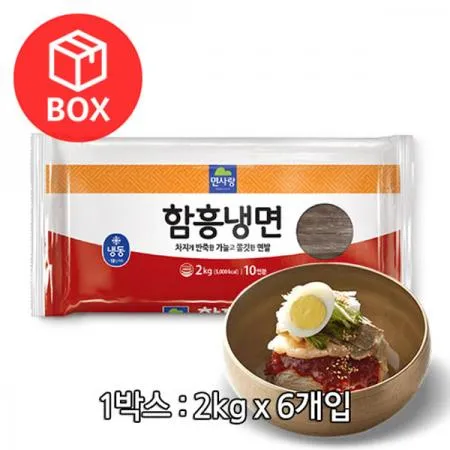 면사랑 함흥냉면 2kg 1박스 6개