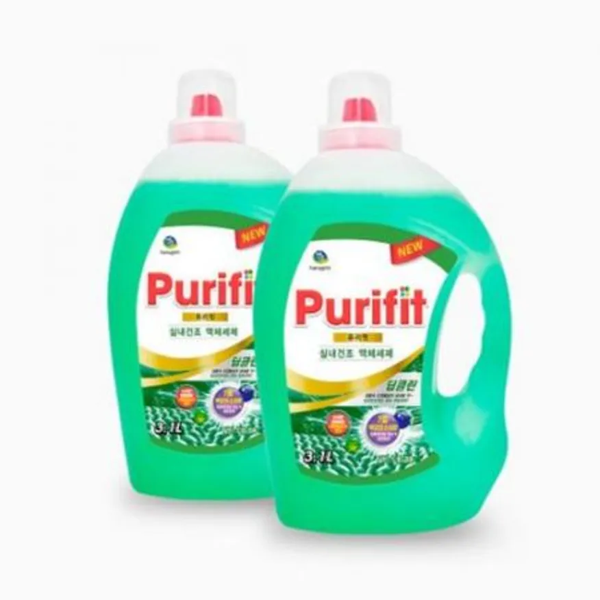하루그린 퓨리핏 액체세제 딥클린 실내건조 3.1L 2개 이미지