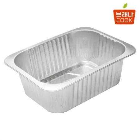 포장용기 배달용기 서광알미늄 SKA-1800 본체(500EA) +뚜껑(500EA) SET  이미지