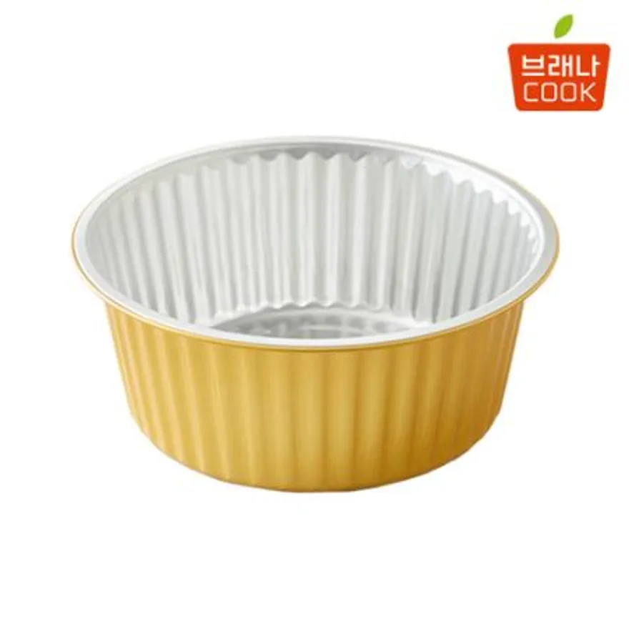 서광알미늄 멀티용기 SKA-3500 골드 본체(200EA) + 뚜껑(200EA) 세트 이미지