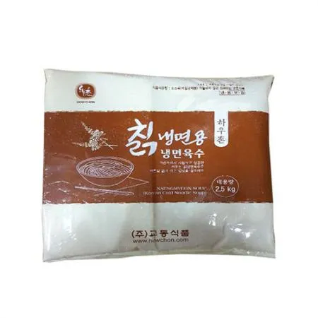 [하우촌] 칡냉면용 냉면 육수 벌크 2.5kg X 4팩(박스)