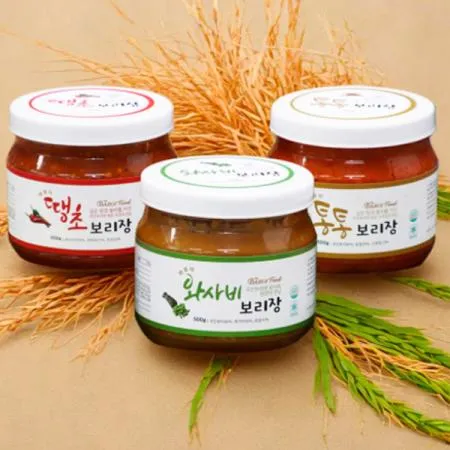 해썹인증 국산보리와 매콤한 땡초보리장 500g 고기와찰떡궁합매콤양념쌈장 이미지