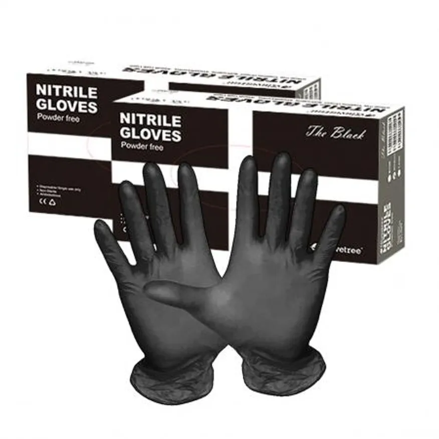 내구성 최고! 글러브트리 니트릴장갑 블랙 100매 S 이미지