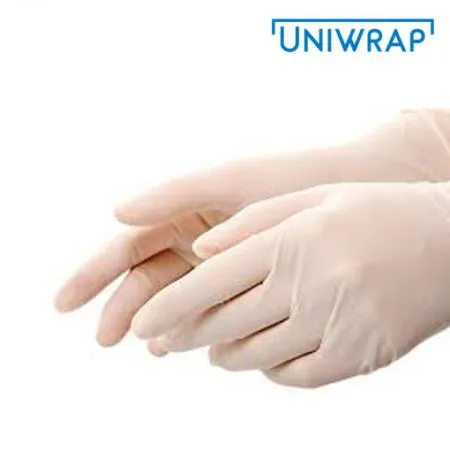 유니랩 라텍스 셰프장갑 아이보리 대형 100매 1팩 이미지