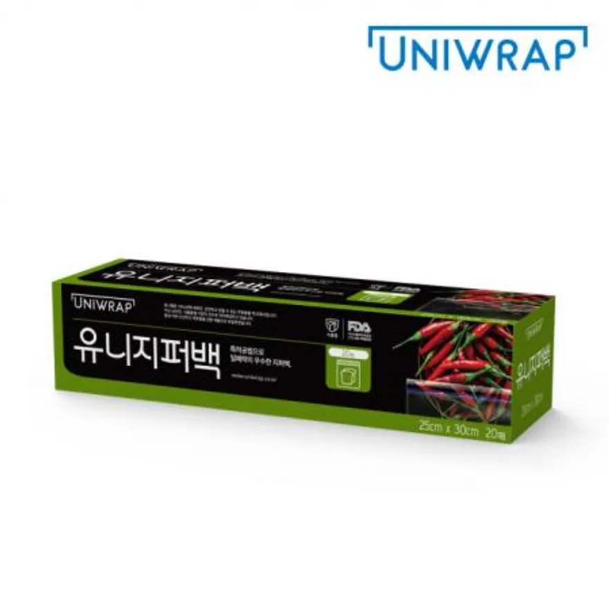 유니랩 지퍼백 대형 20매 이미지