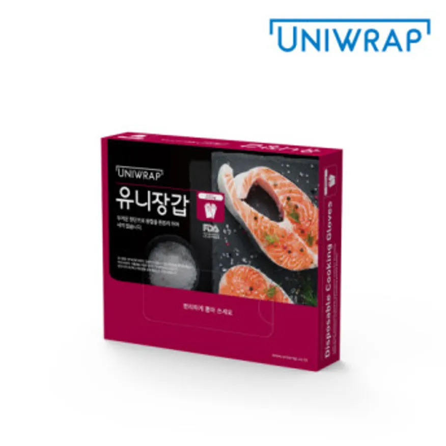 유니랩 비닐장갑 200매 이미지
