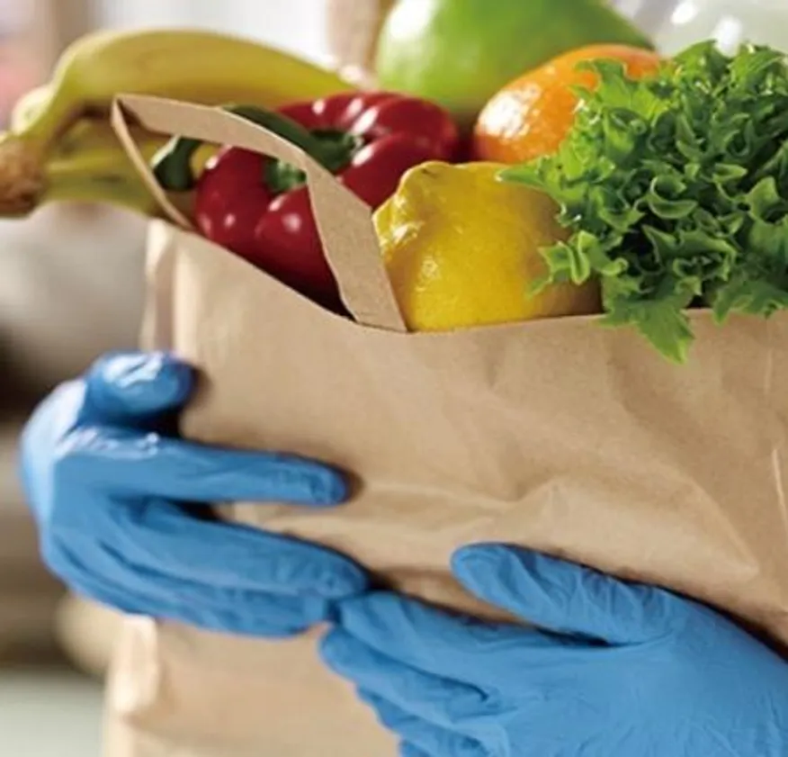 아큐핏 니트릴 식품용 장갑 블루 소형 100매 1팩 이미지