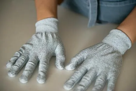 더케어드 식품용 베임방지 장갑 중형 1켤레 이미지