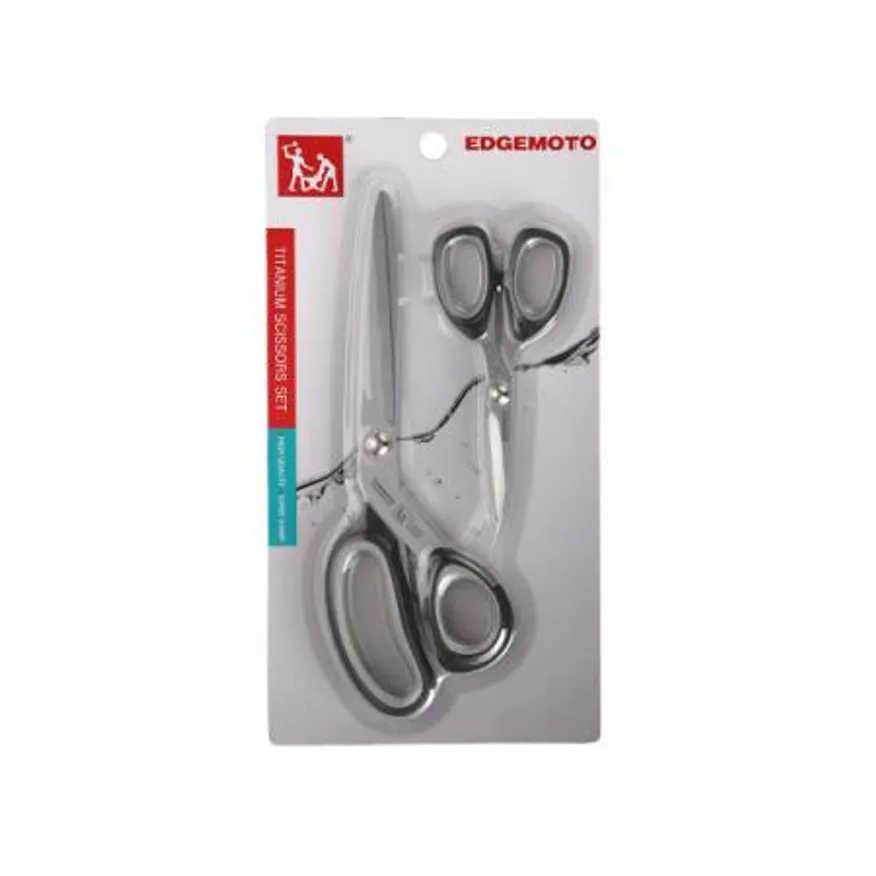 에찌모토 실버티타늄 가위 2종 23cm + 13.5cm 이미지