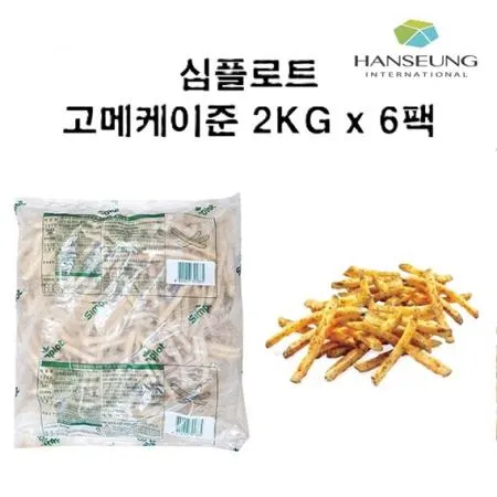 심플로트 고매 케이준프라이 2kg 감자튀김