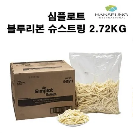심플로트 슈스트링(S/S)(10.88kg)1박스(4팩) 대용량 식자재 감자튀김