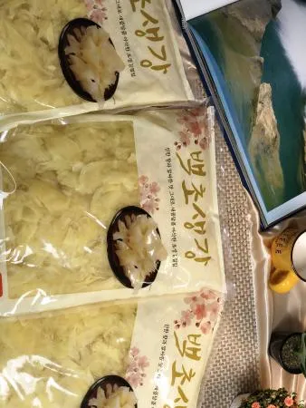 특A급 백 초생강 1.3kg 일식 생강 체 초절임 생강초 적 채생강 초 생강채 생강절임 이미지
