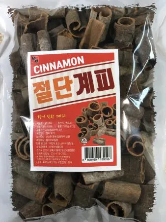[맛집 추천] 특A급 원형 절단 계피 500g 편한 원형 통계피 계피차 향신료 시나몬 식자재 계피효능