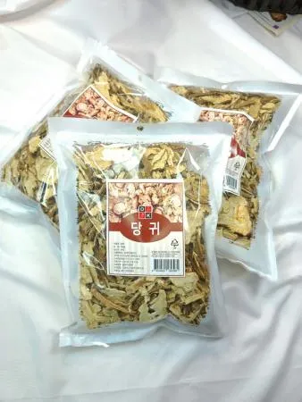 [맛집 추천] 특A급 당귀 500g 참당귀 말린 인삼 대용 당기 차 뿌리 당귀효능 삼계탕 끓이는법 재료