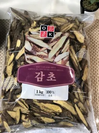[맛집 대용량 추천] 특A급 자연 감초 1kgX10개 특산품 감초효능 감초차 식자재마트 청정몰 농산물도매시장