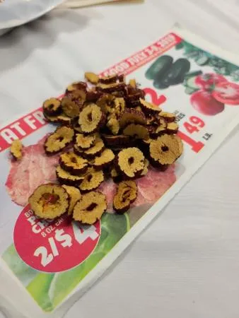 [맛집 대용량 추천] 특A급 대추칩 1kgX10개 대추 슬라이스 건대추 채 효능 과자 대추차 다과 식자재 도매 이미지