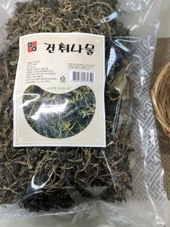 [맛집 대용량 추천] 특A급 취나물 1kgX10개 부지깽이 벌크 봄 나물 건 취나물무침 밑반찬종류 반찬 도매 이미지