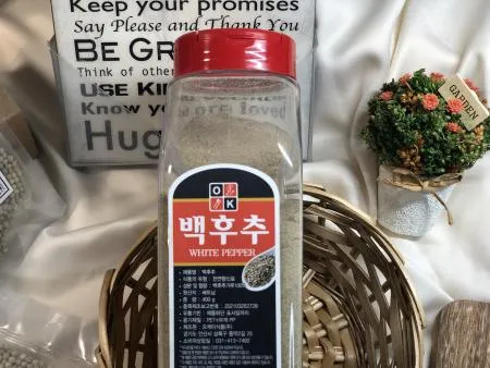 [맛집 대용량 추천] 대용량 특A급 100% 백후추 가루 400gX20개 화이트 흰 후추 파우더 백후추분말