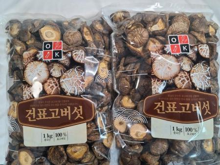 [맛집 대용량 추천] 특A급 말린 표고버섯 홀 10Kg [1kg X10개] 도매 말린 건 버섯 건표고버섯 말린표고버섯 마른표고버섯