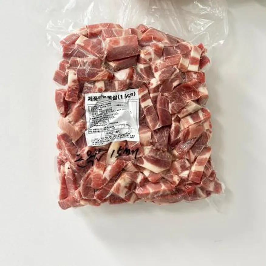 한입 큐브 목살 2.5kg*4ea(10kg) - 스페인 이미지